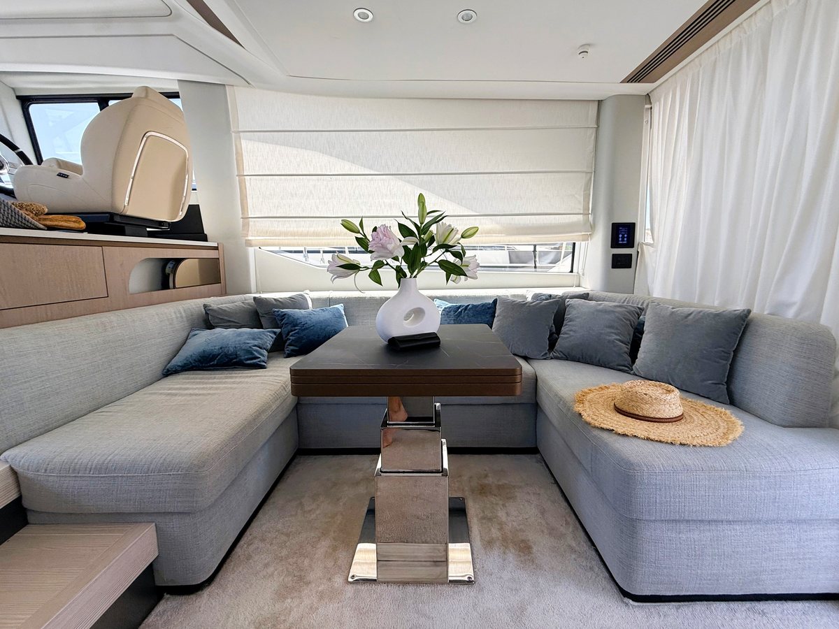 Main salon seating area